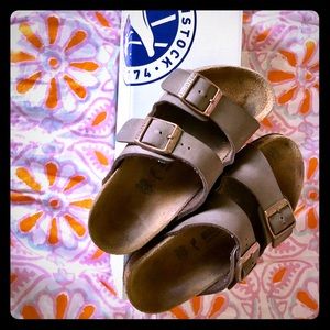 Birkenstock Arizona Kids, size 30, color Mocha